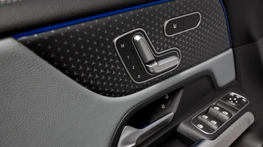 Facelifted Mercedes EQB - seat control switches