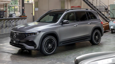 Facelifted Mercedes EQB - front static