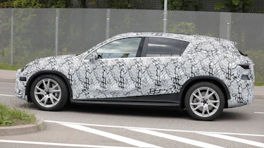 Mercedes EQC Mk2 (camouflaged) - side
