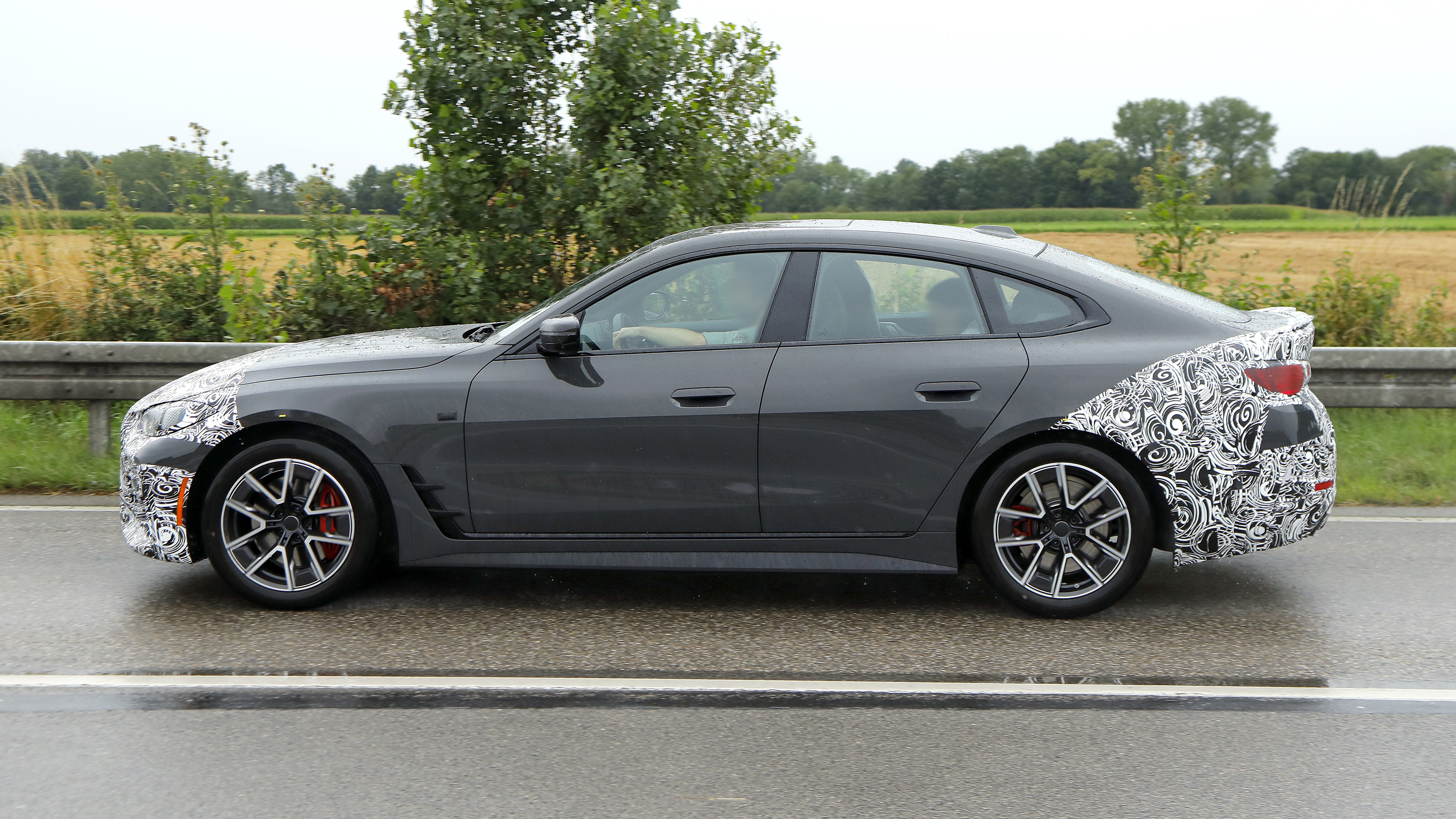 New BMW 4 Series (camouflaged) - side