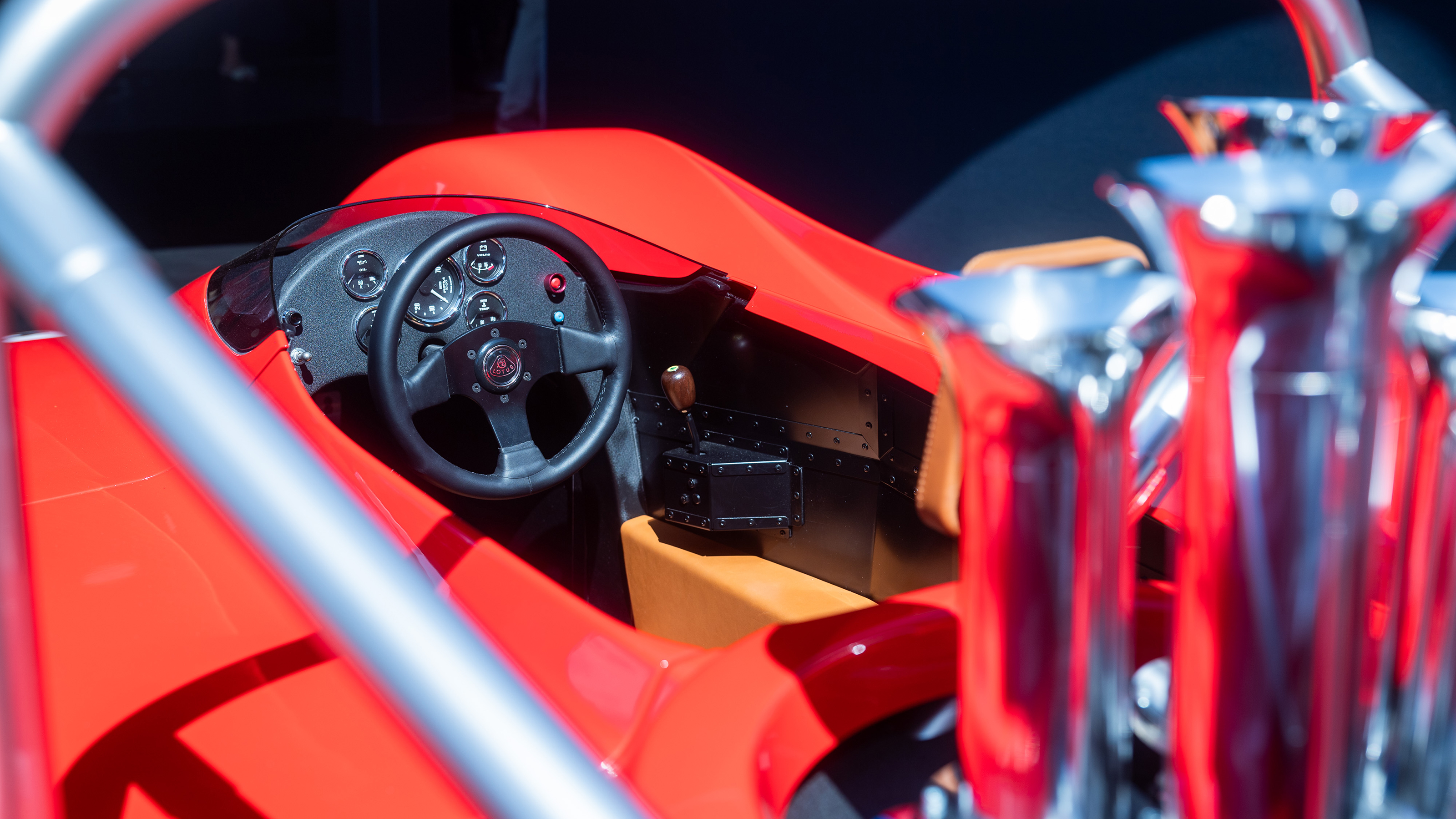 Lotus Type 66 Monterey Car Week seat