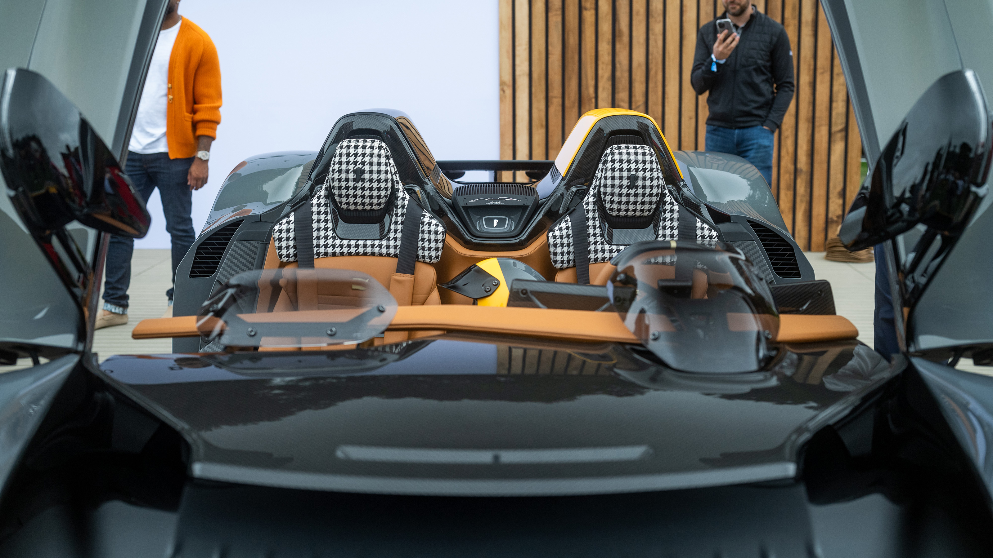 Pininfarina B95 on display at 2023 Monterey Car Week - seats