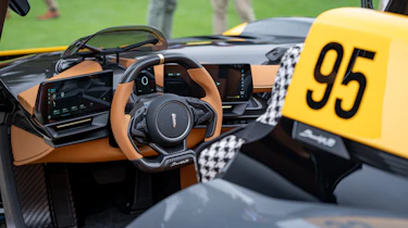 Pininfarina B95 on display at 2023 Monterey Car Week - interior