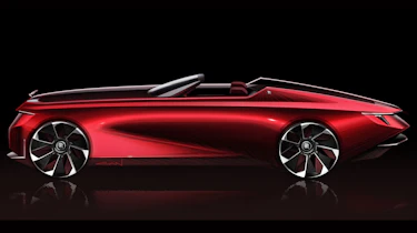 Rolls-Royce Droptail Coachbuild Roadster sketch