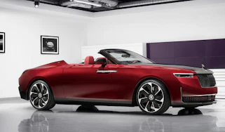 Rolls-Royce Droptail Coachbuild Roadster La Rose Noire front