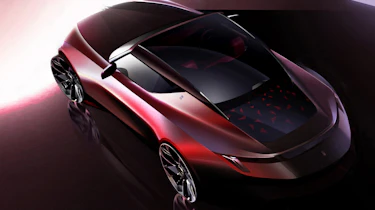 Rolls-Royce Droptail Coachbuild Roadster sketch