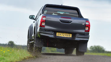 Toyota Hilux - rear cornering