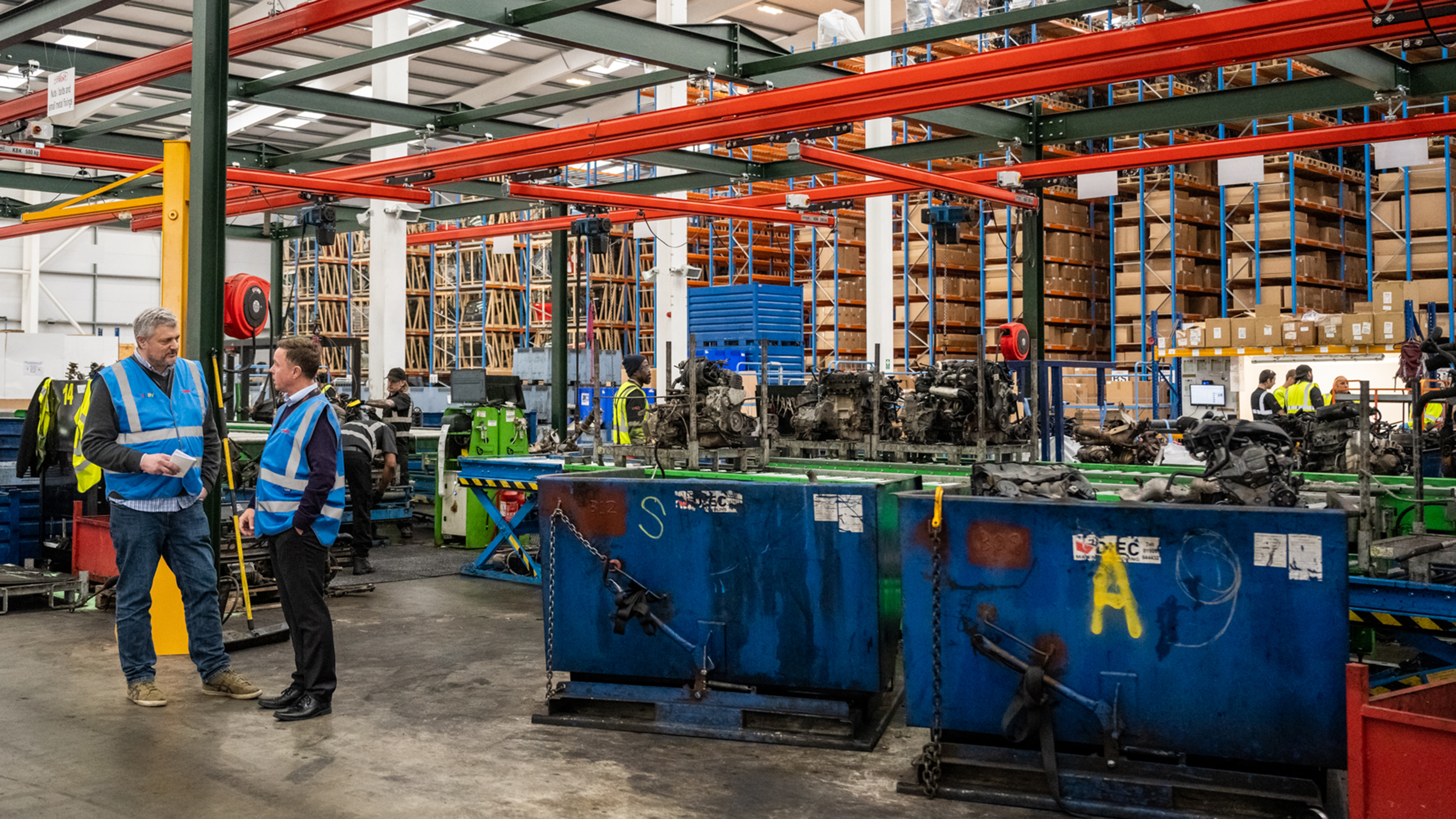 Recycled car parts - collection of car electricals
