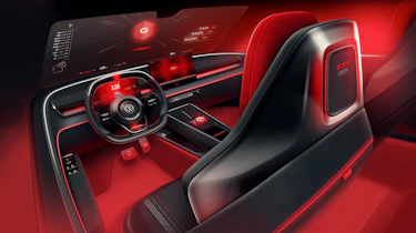 Volkswagen ID GTI Concept - interior sketch