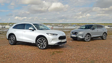 Honda ZR-V and Nissan Qashqai - front static