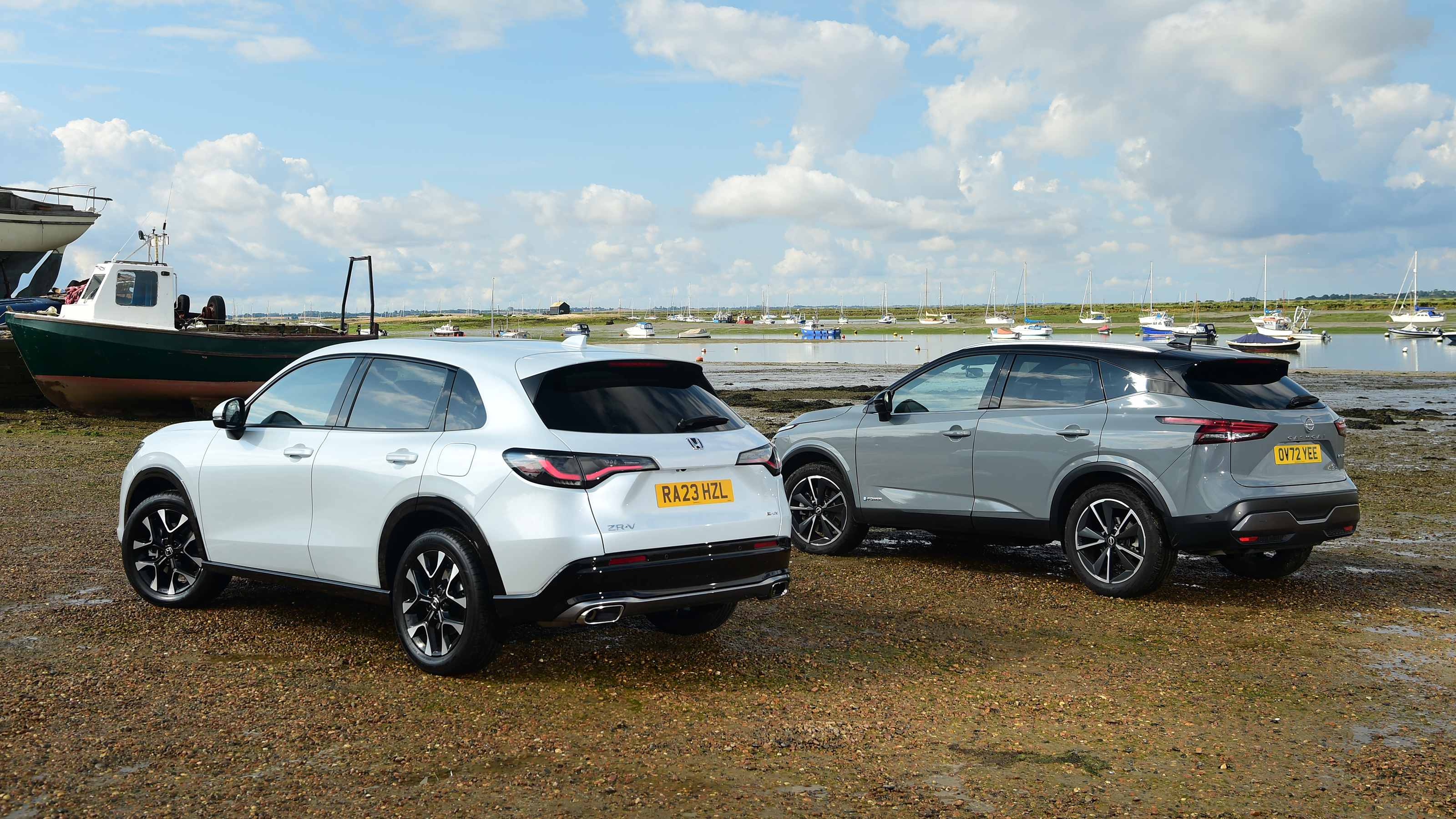 Honda ZR-V and Nissan Qashqai - rear static
