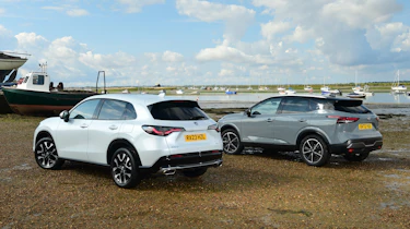 Honda ZR-V and Nissan Qashqai - rear static