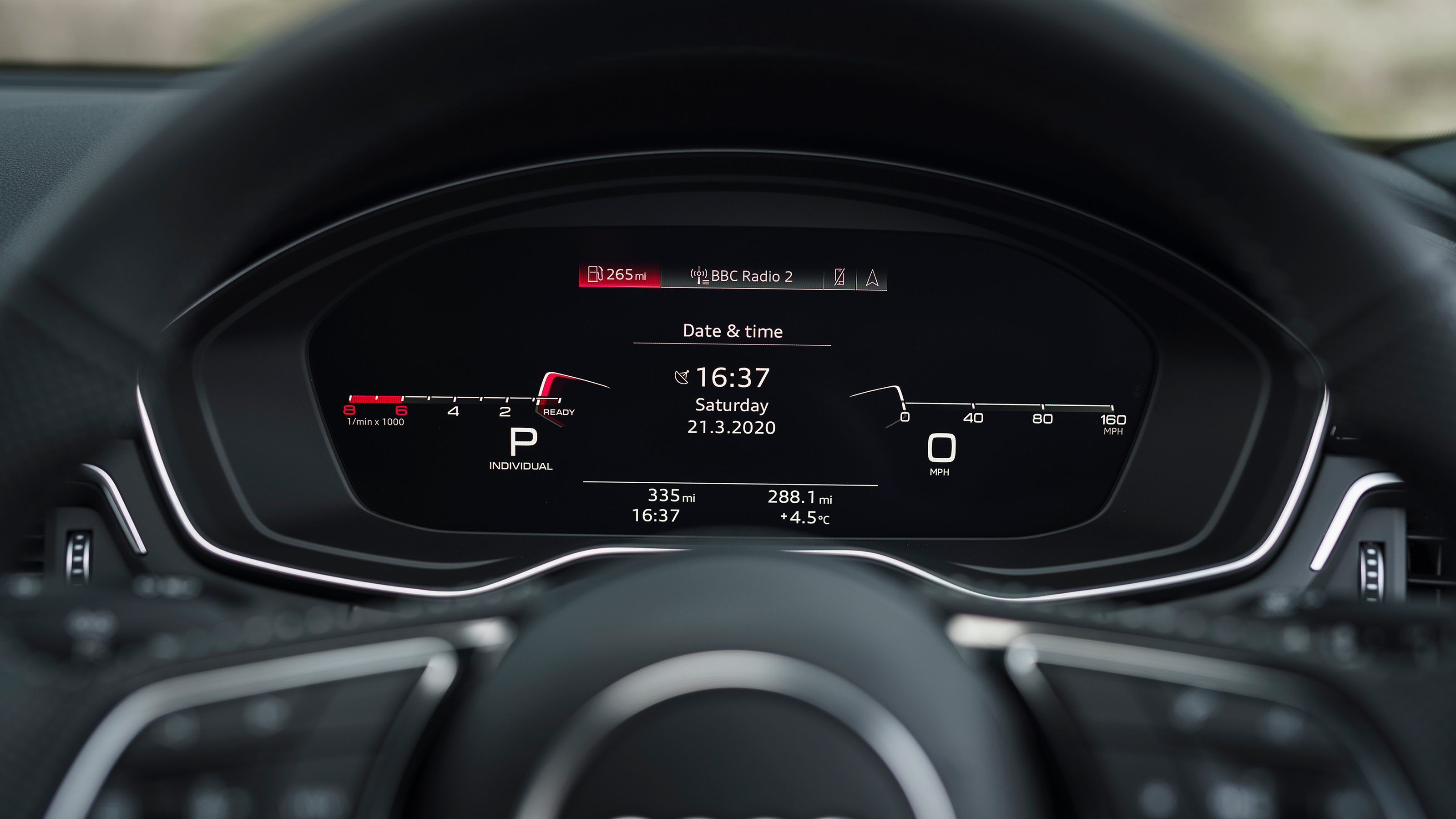 Audi A5 Coupe - (waveform readout display)