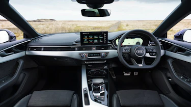Audi A5 Coupe - dashboard and steering wheel