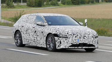 Audi A6 Avant e-tron spy shots on the road
