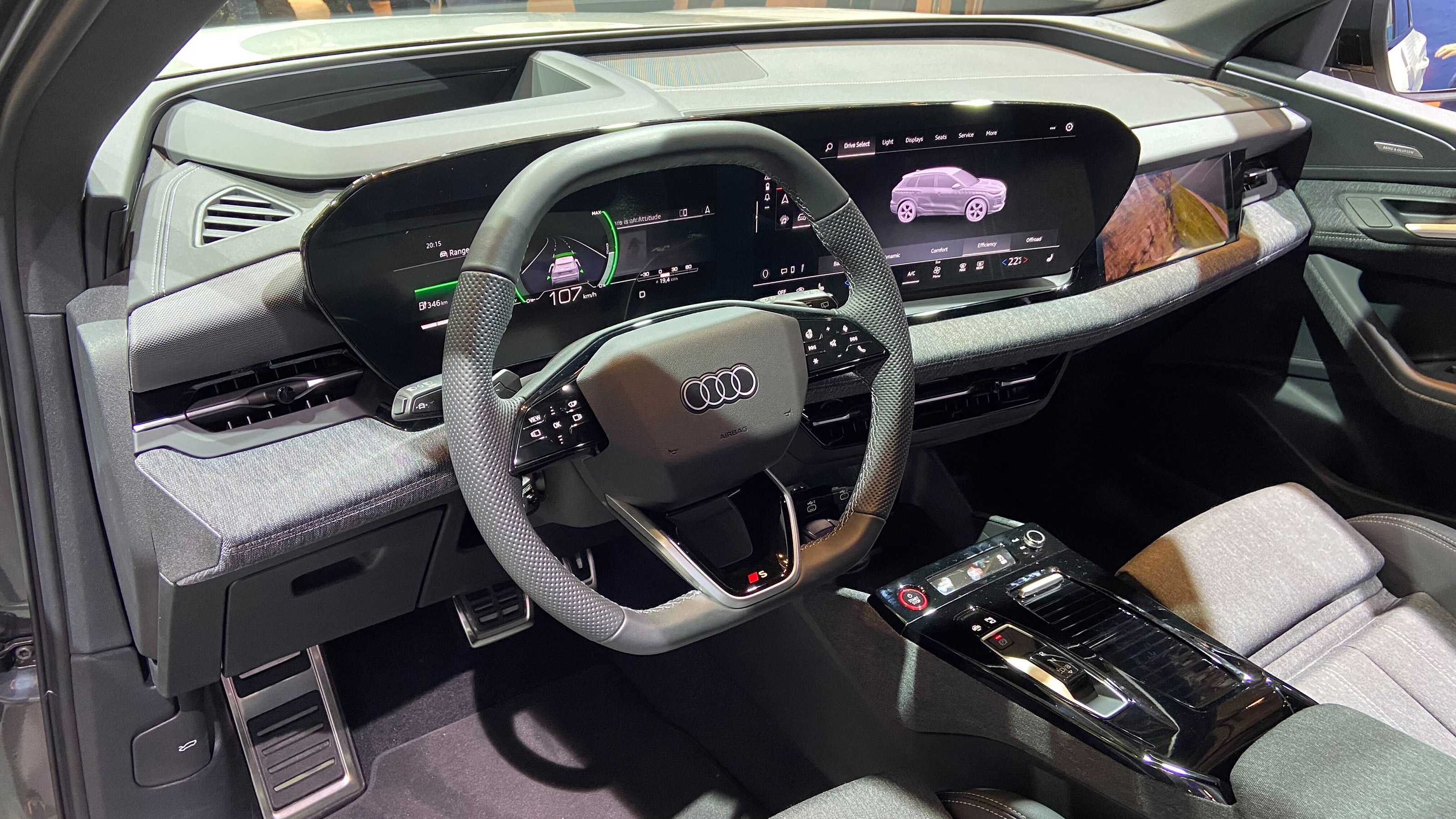 Audi Q6 e-tron interior Munich