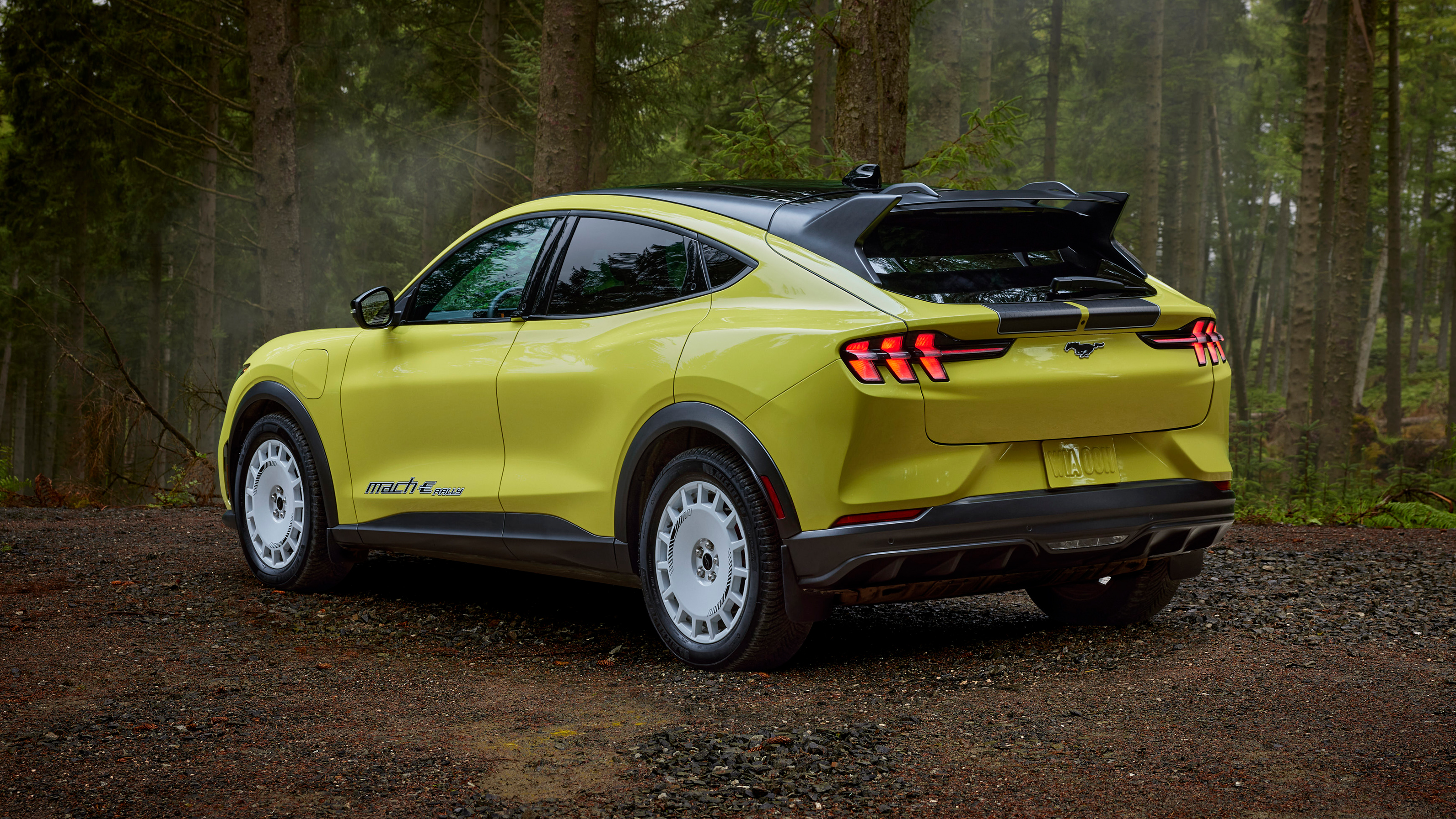 Ford Mach-E Rally - rear 3/4 static