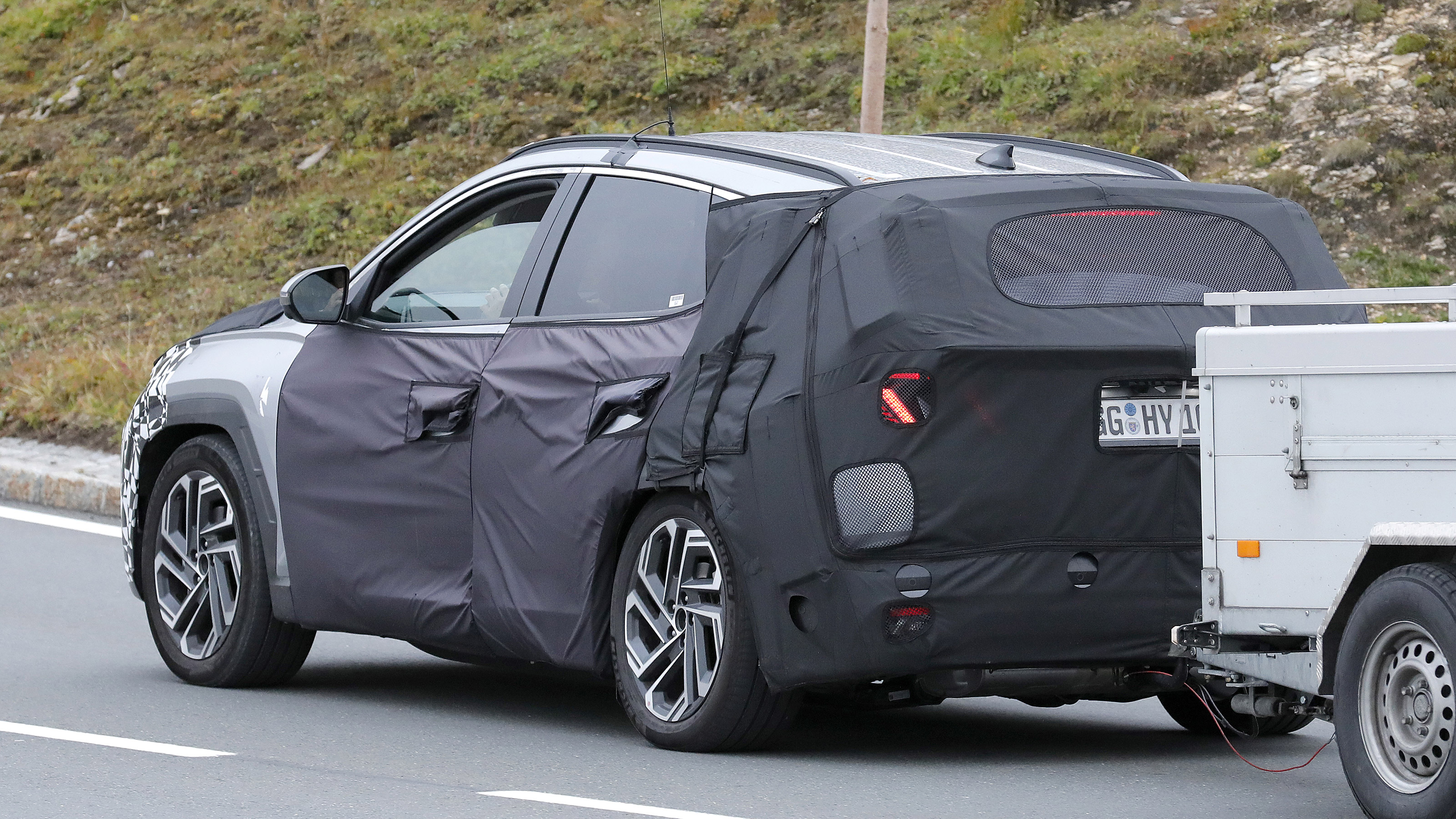 Hyundai Tucson facelift - spyshot 5