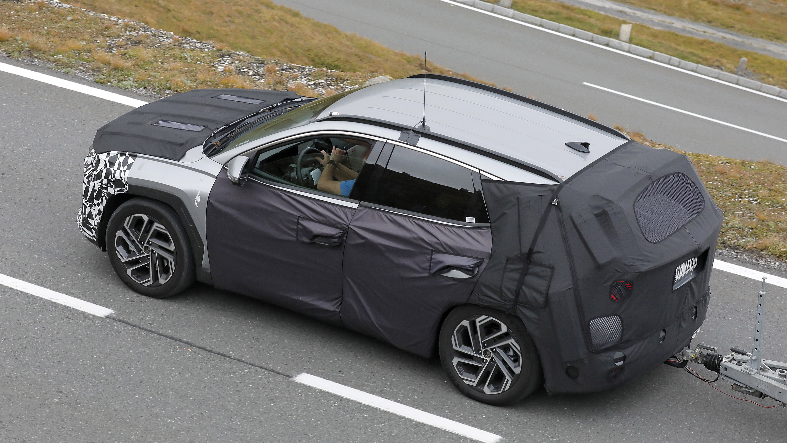 Hyundai Tucson facelift - spyshot 7