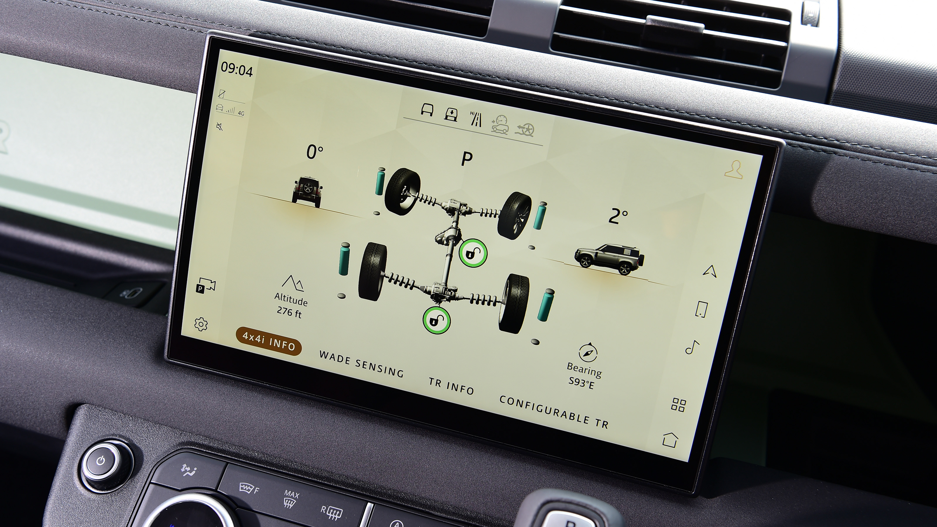 Land Rover Defender - off-road settings