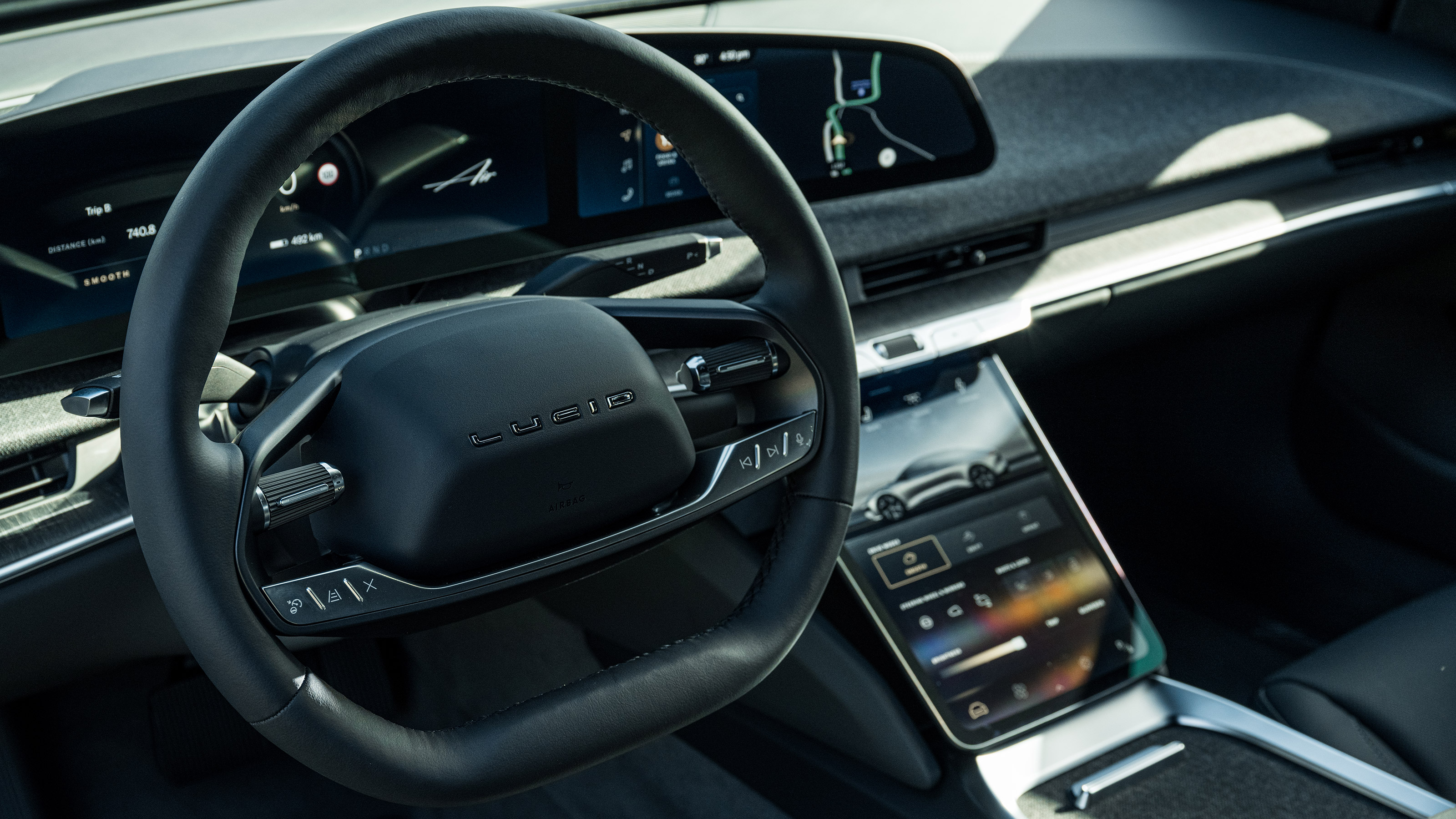 Lucid Air - cabin