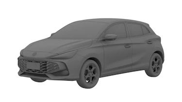 New MG3 patent image - front quarter