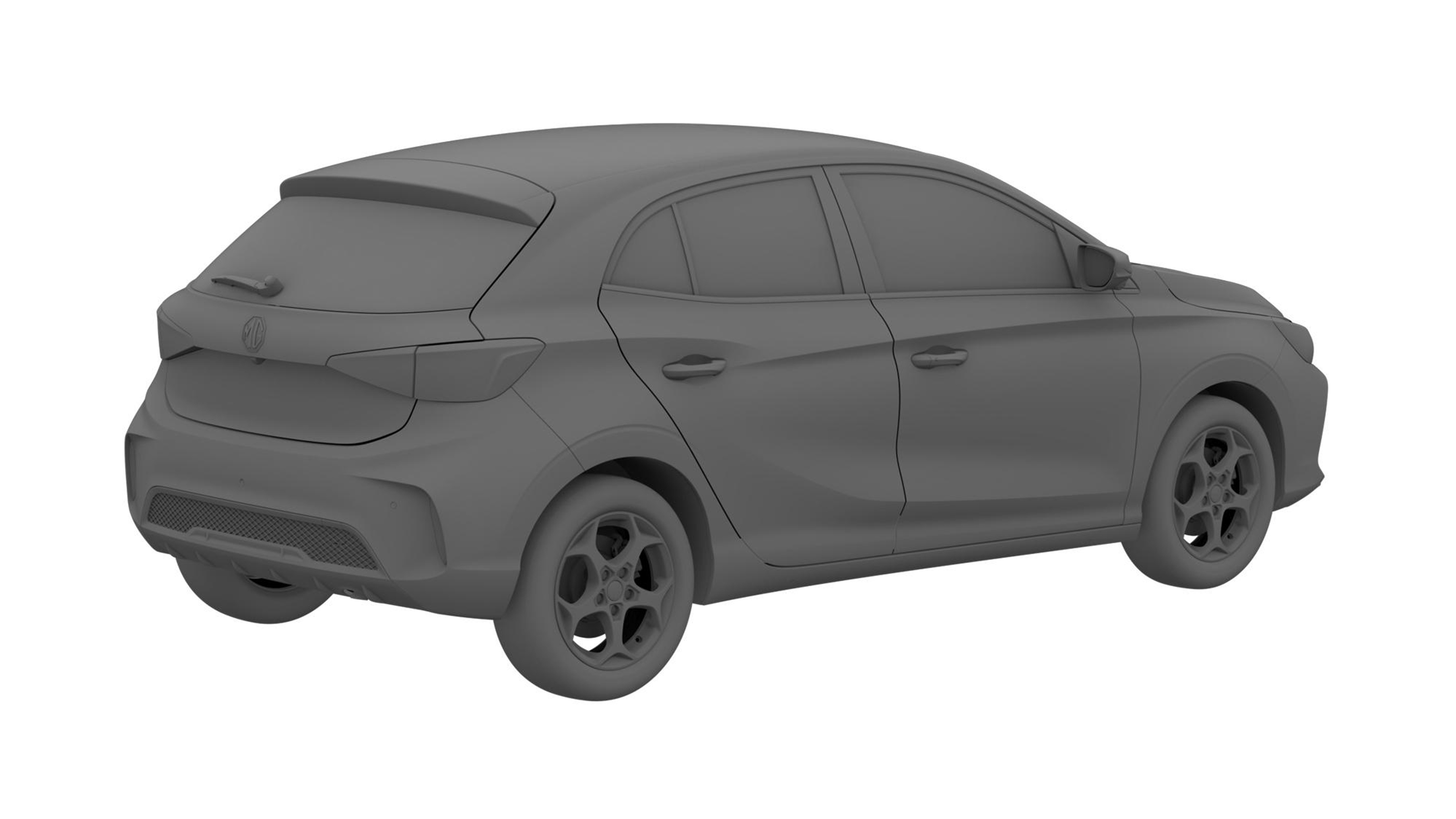 New MG3 patent image - rear quarter
