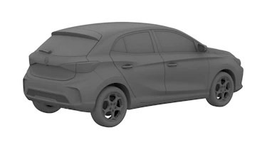 New MG3 patent image - rear quarter