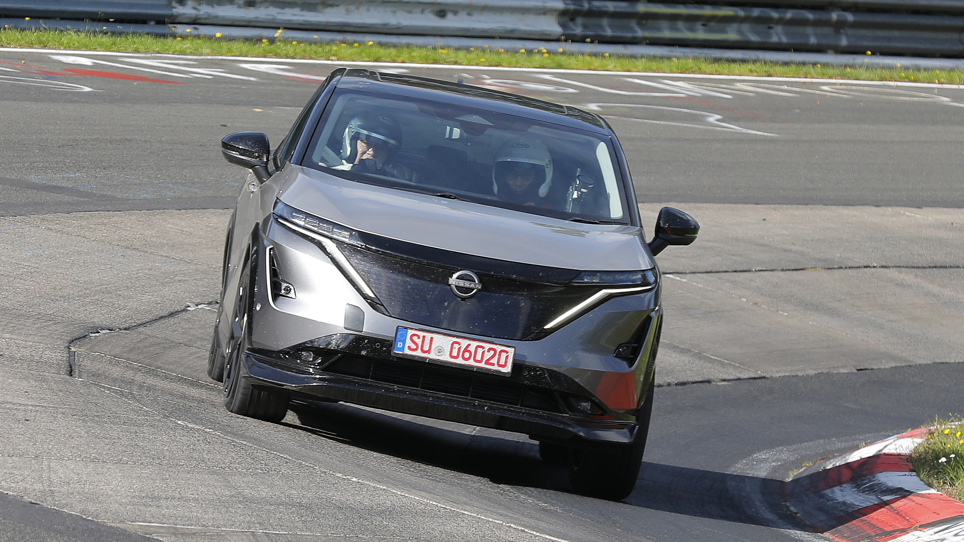 New Nissan Ariya Nismo - front cornering 