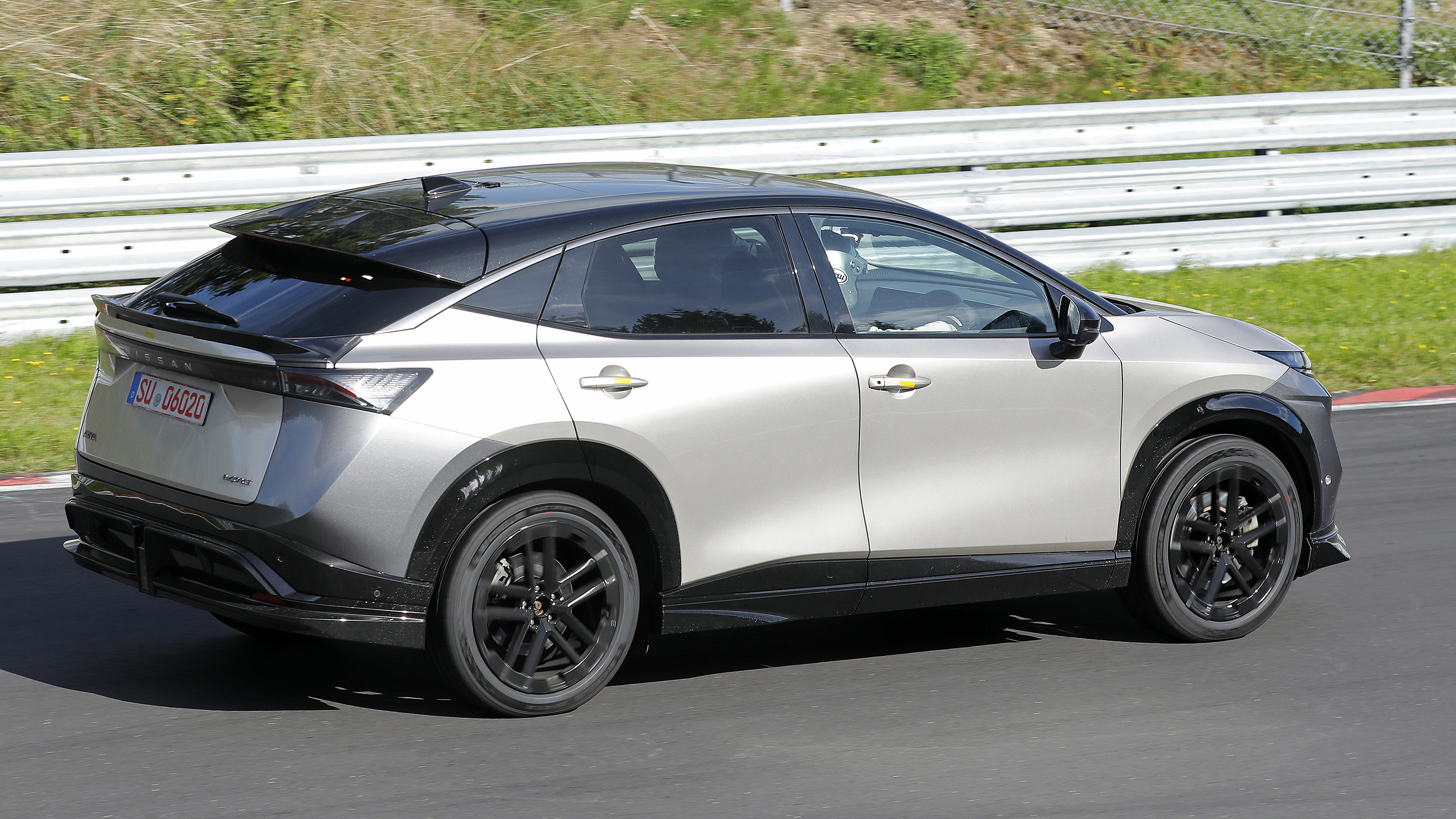 New Nissan Ariya Nismo - rear quarter tracking 
