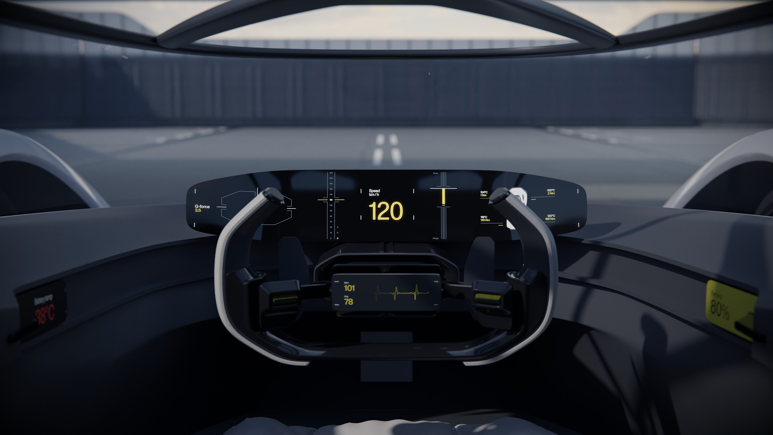 Polestar Synergy Design Concept - dashboard