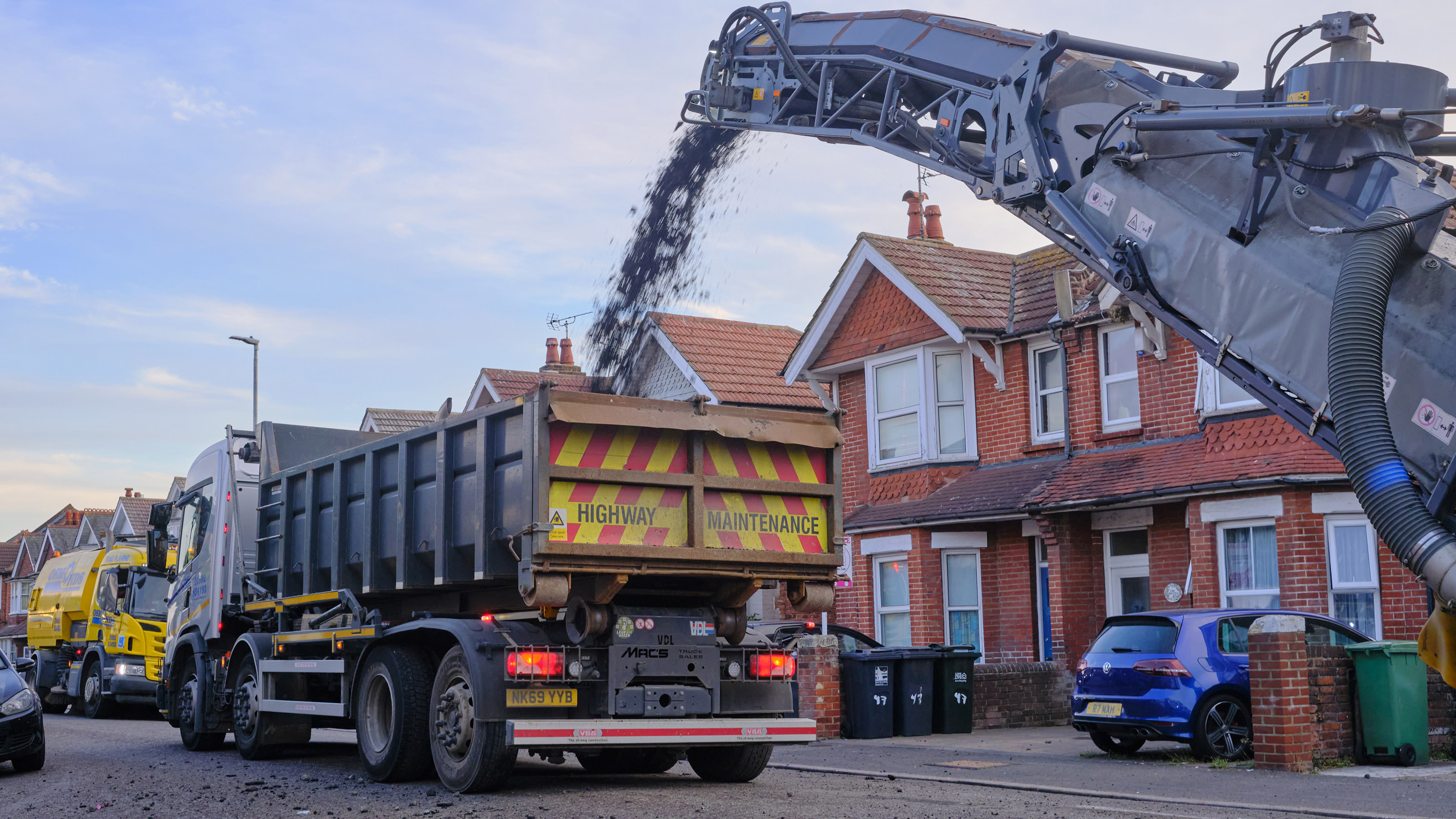 Road resurfacing