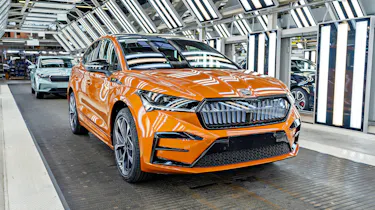 Skoda Enyaq production line