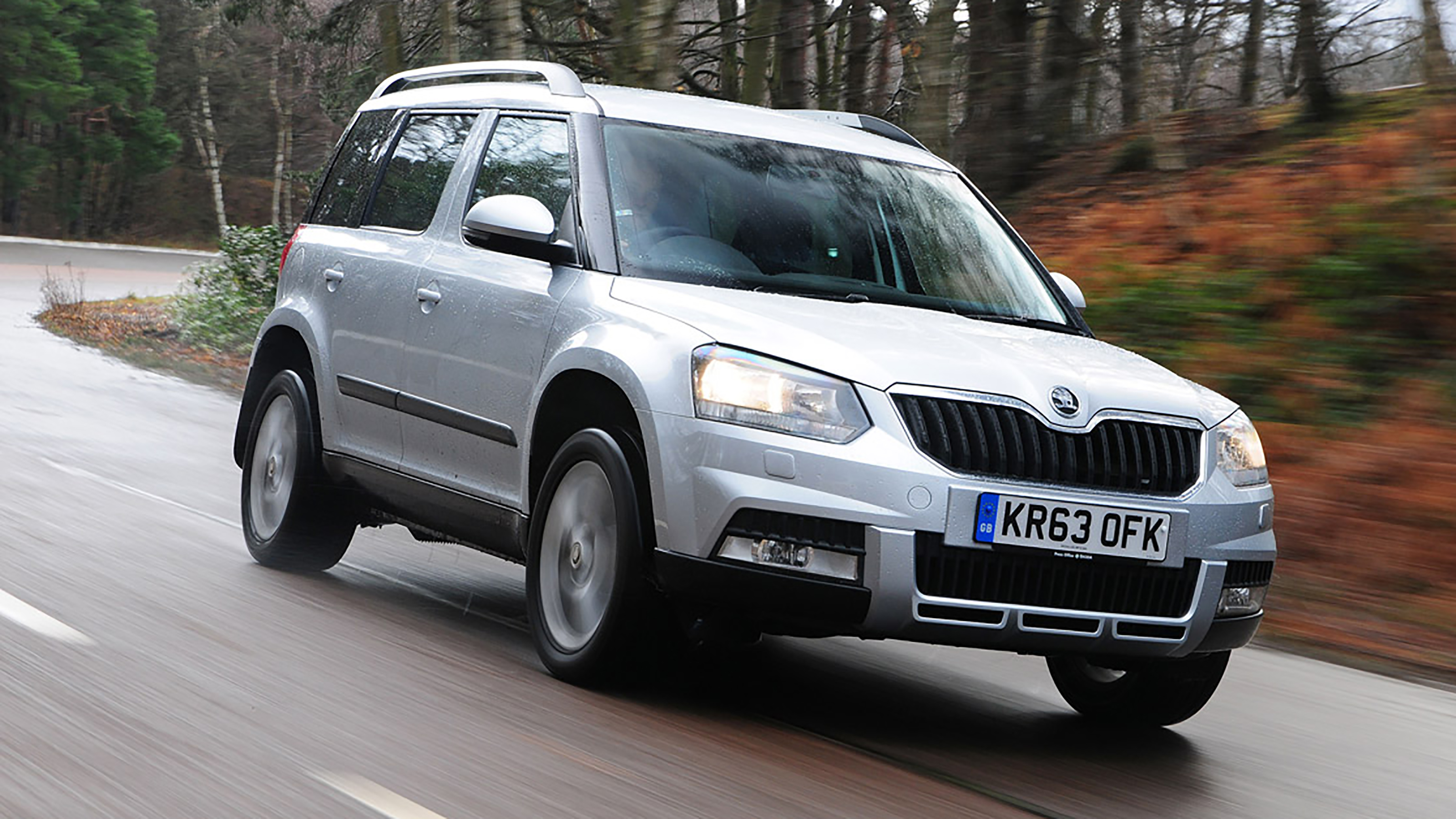 Skoda Yeti - front tracking