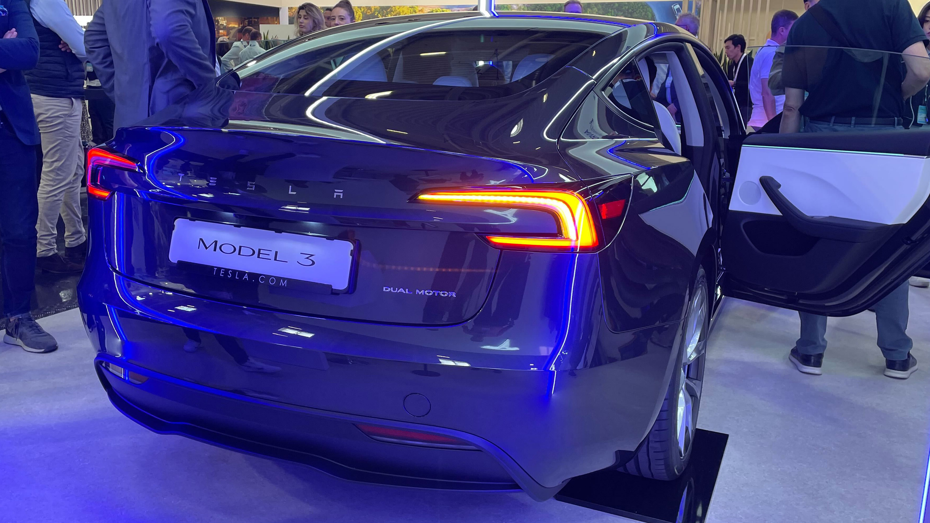 Tesla Model 3 facelift - Munich rear 2