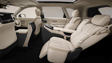 Toyota Century SUV - rear seats extended
