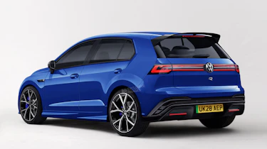VW Golf R render - rear