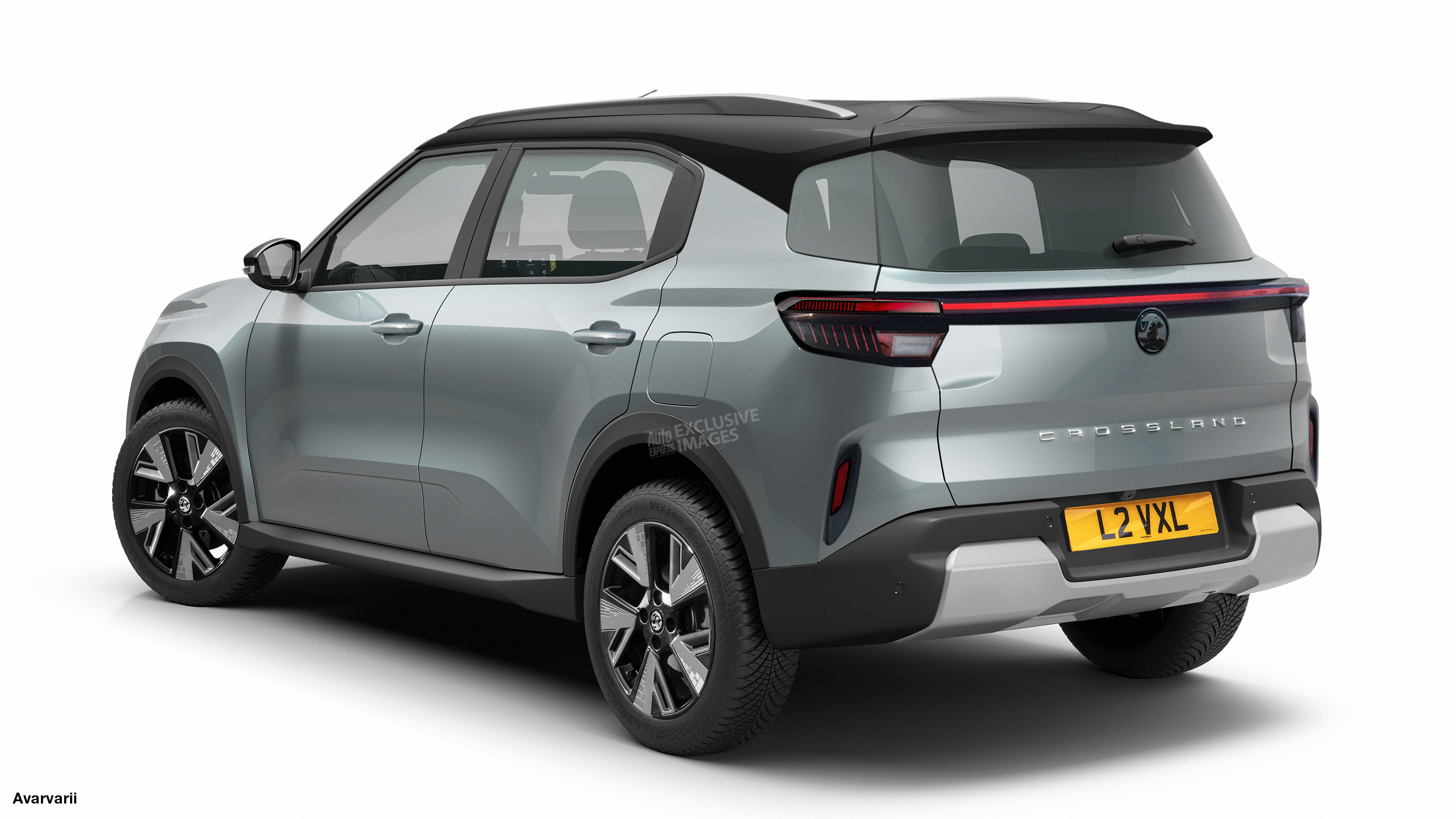 Vauxhall Crossland replacement - rear (watermarked)
