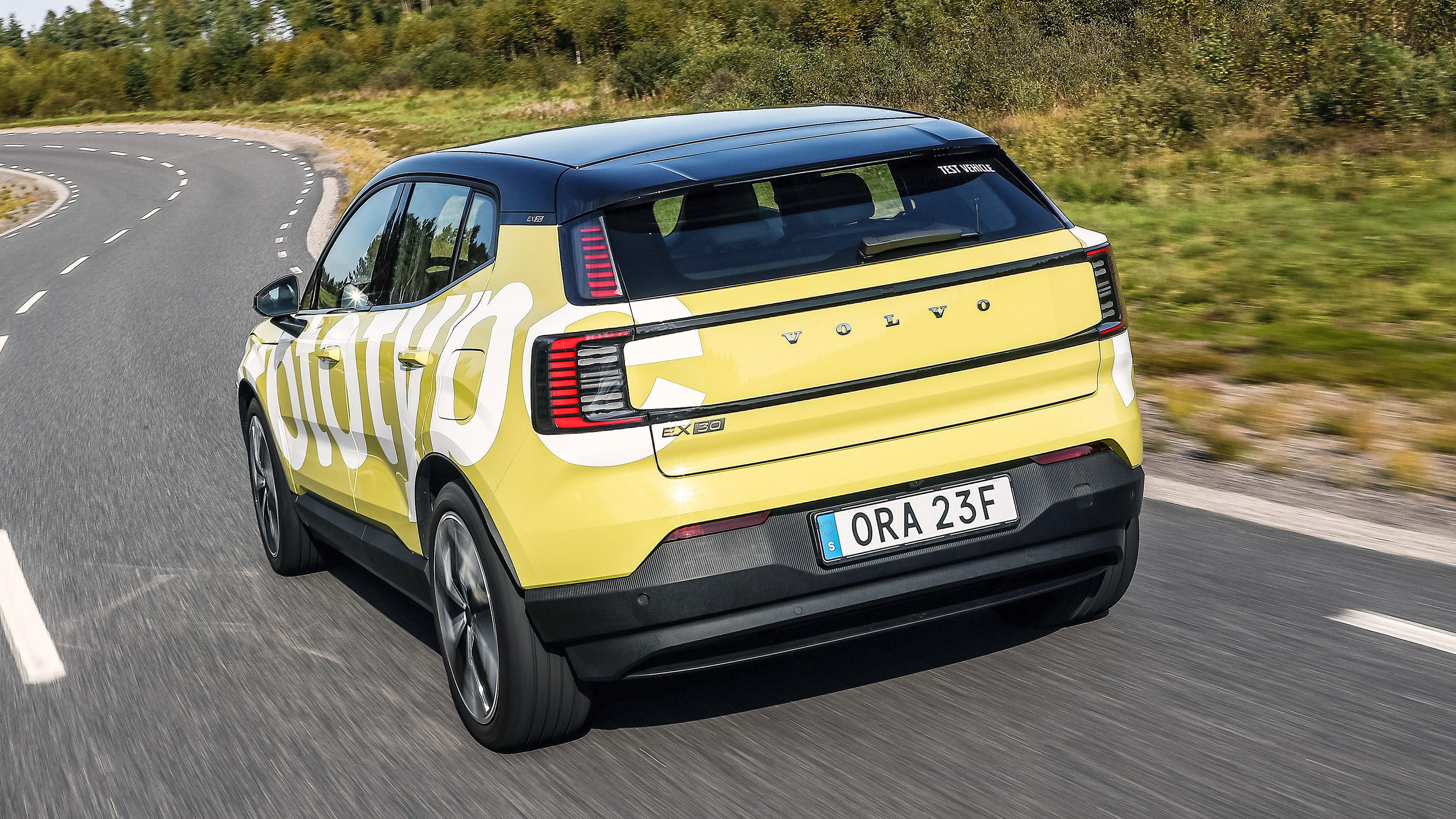 Volvo EX30 prototype - rear action