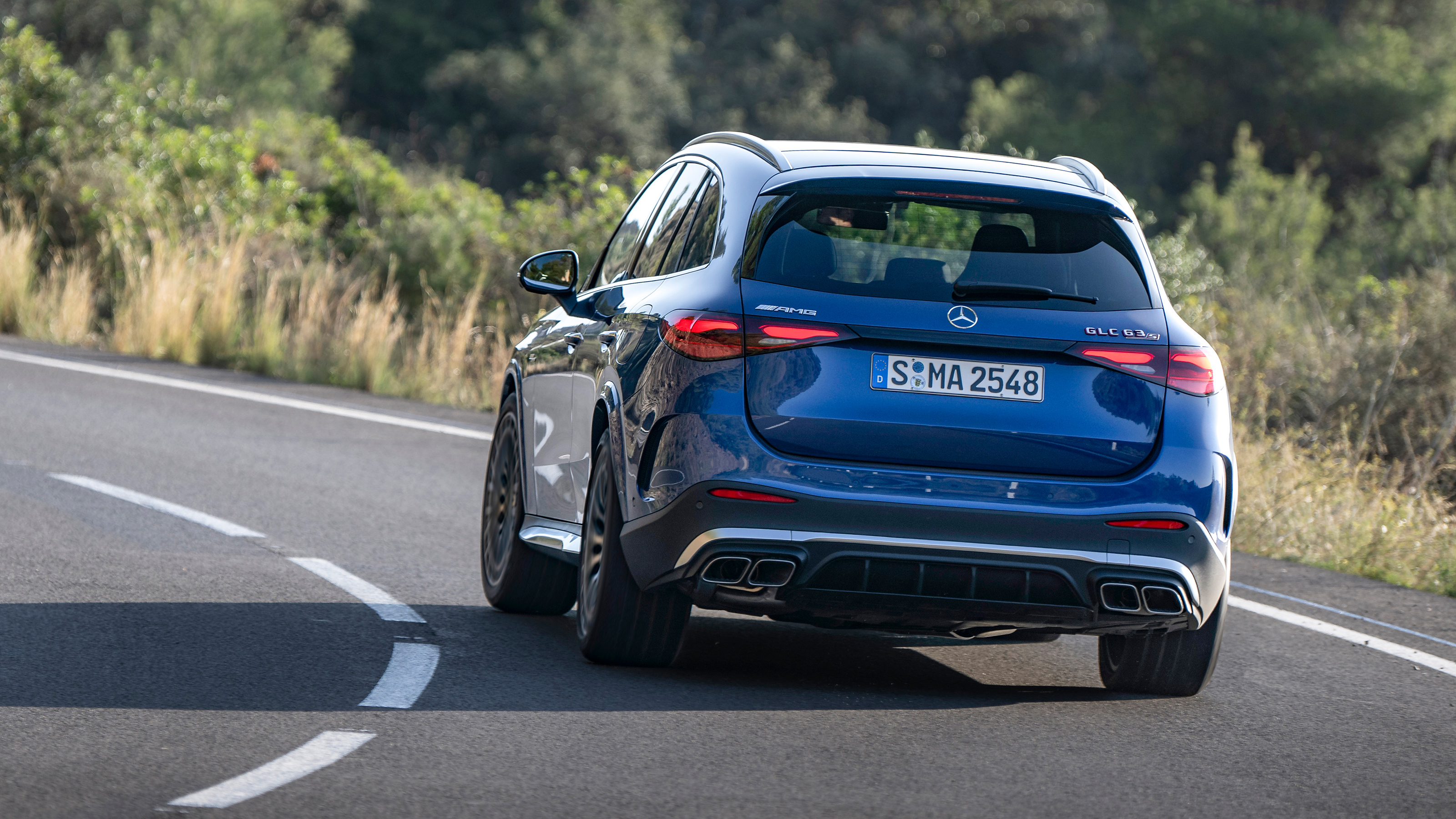 Mercedes–AMG GLC 63 S E Performance – rear cornering