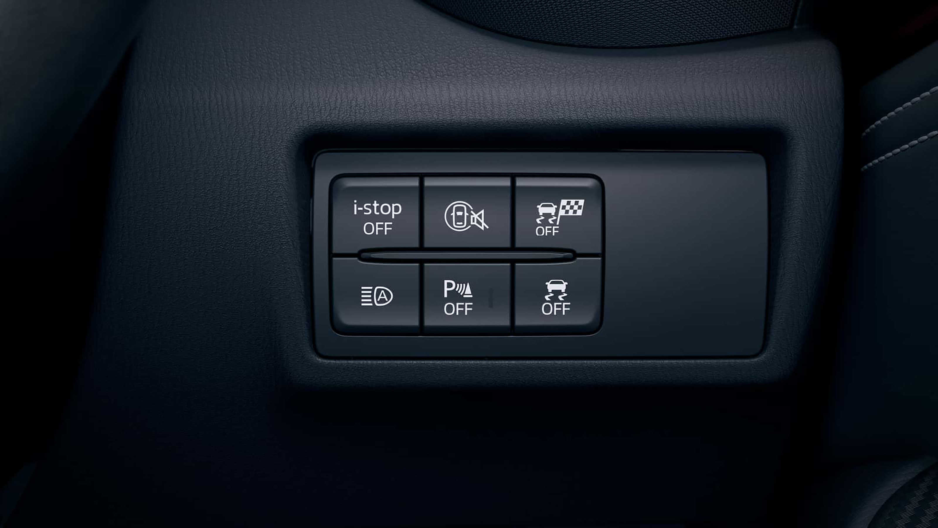 2024 Mazda MX-5 RF - driver's switchgear