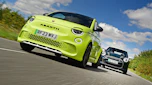 MINI Electric chasing Abarth 500e
