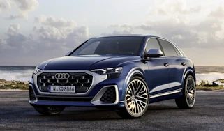 New Audi SQ8 - front quarter