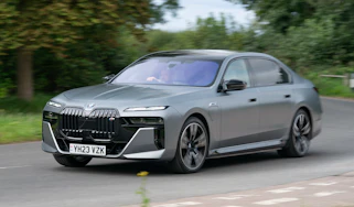 BMW 7 Series front cornering