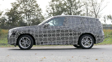 BMW X3 testing - side