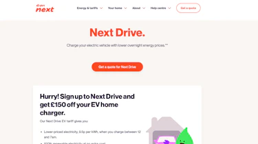 E.On Next Drive Fixed website page