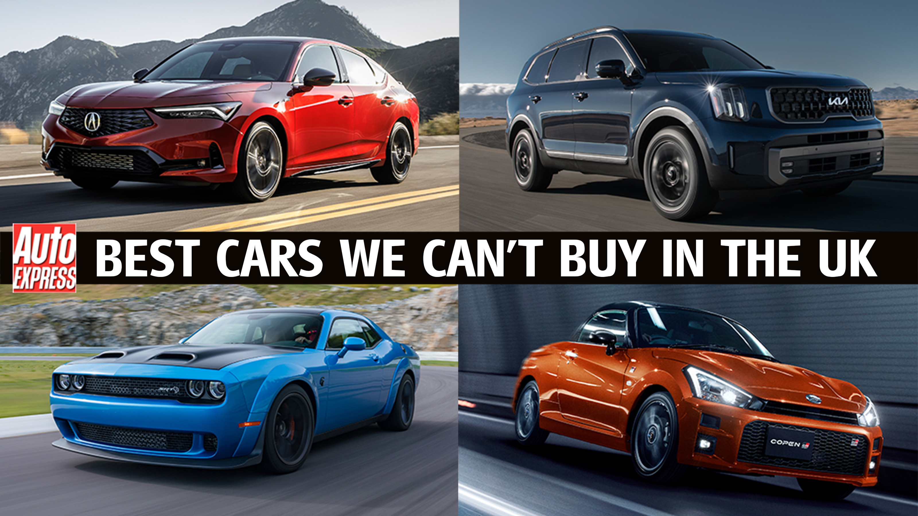 Best cars we can't buy in the UK – header image