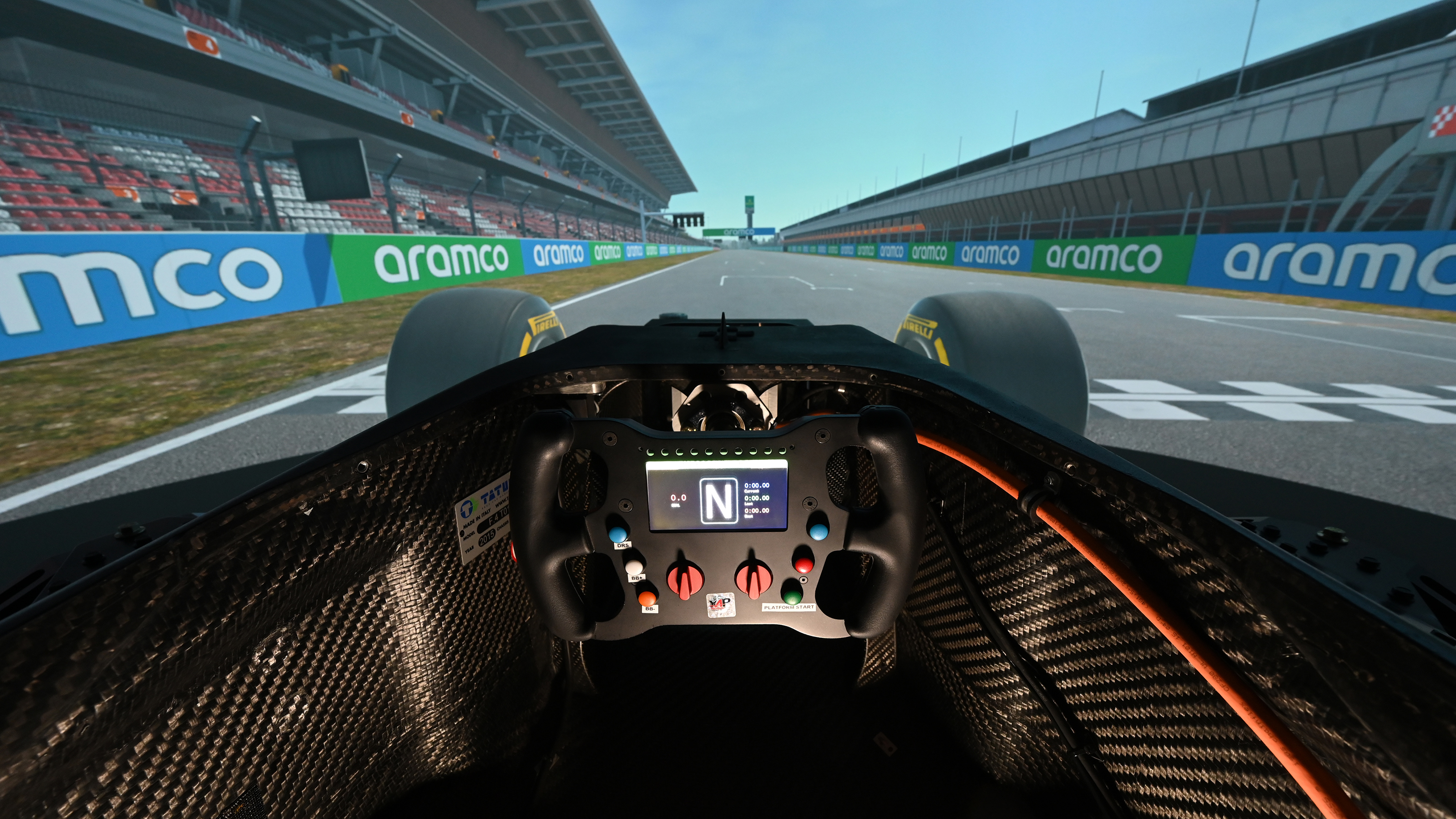 Dynisma driving simulator - driver's point-of-view