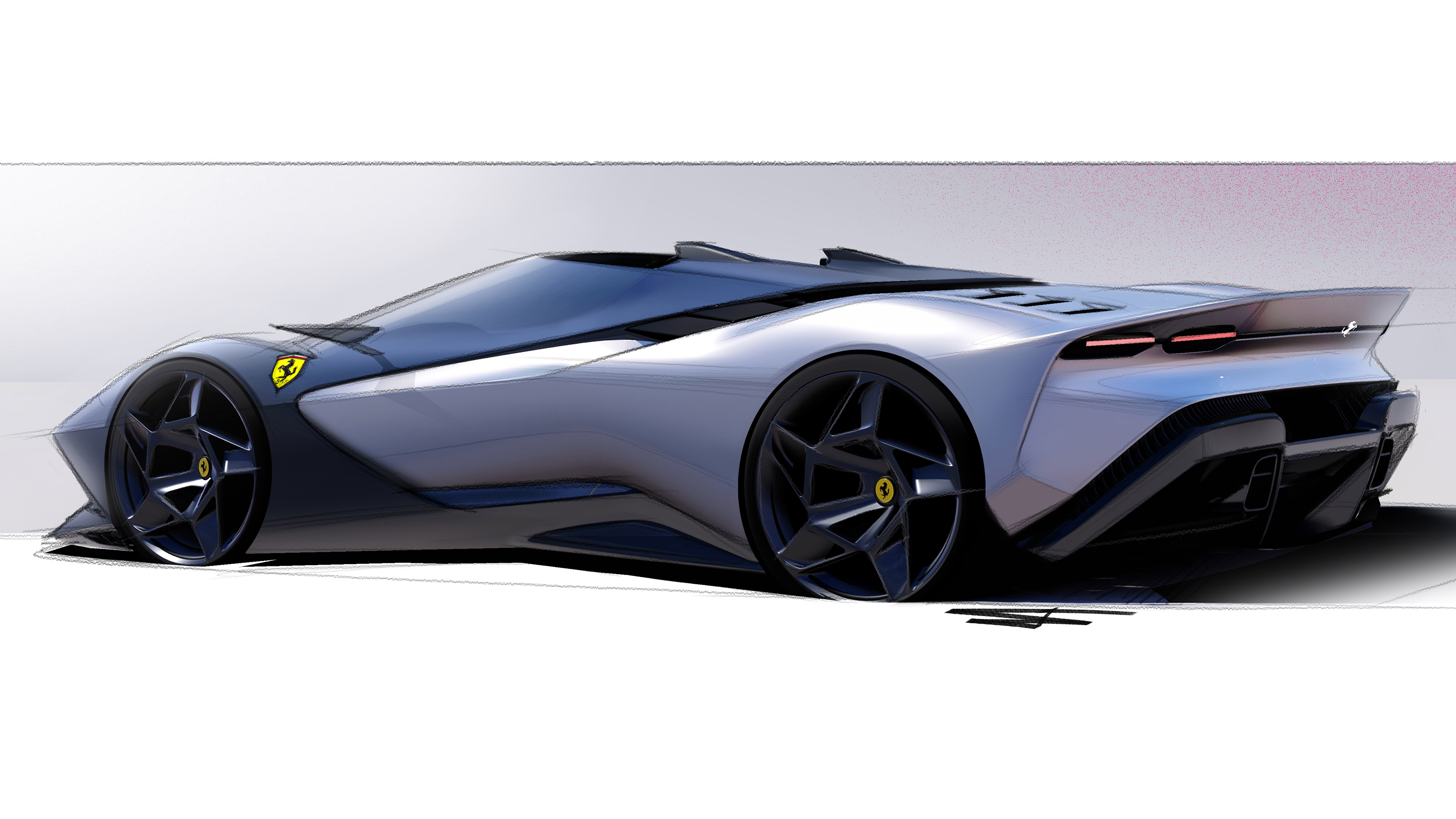 Ferrari SP-8 design - rear