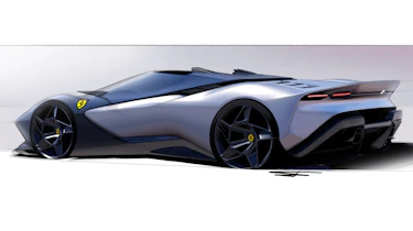 Ferrari SP-8 design - rear
